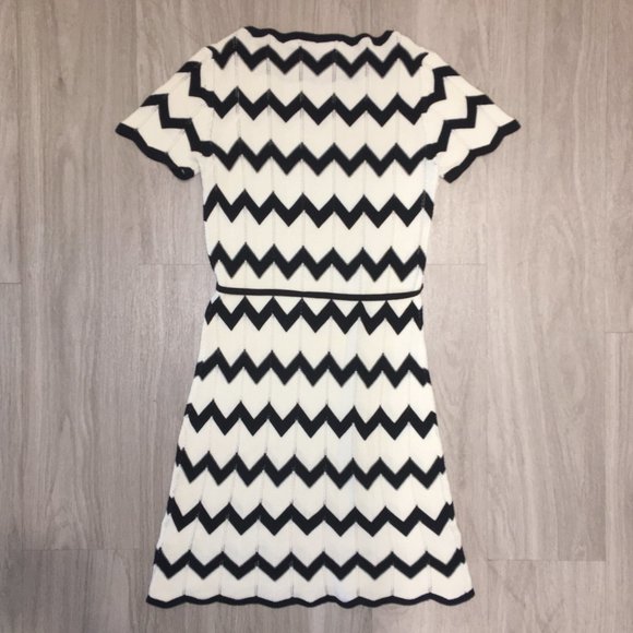Trina Turk Carlotta Chevron Sweater Dress - Picture 4 of 6